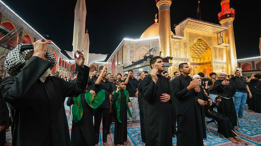 الصحن العلوي يُحيي ذكرى الإمام السجاد