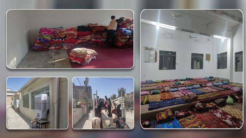 تربية النجف تهيئ مدارس ومركبات لخدمة زائري أربعينية الإمام الحسين (ع) وتوفر المياه والثلج على طريق يا حسين.