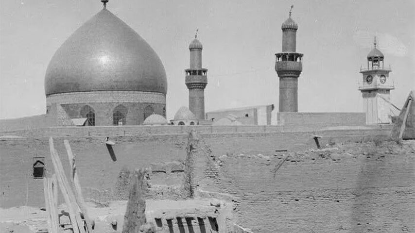 النجف الأشرف بعد ظهور القبر الشريف