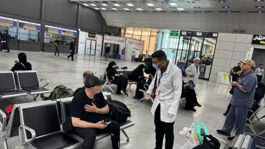 مركز صحي مطار النجف يقدم الرعاية الطبية لزائري الأربعين