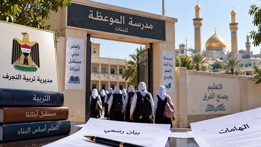 مدرسة الموعظة تشعل الجدل في النجف
